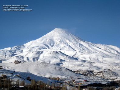 Damawand Mountain in Winter
